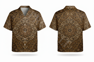 Camisa de Vestir con Botones, Diseño Personalizado, Cómoda, para Verano, Actividades al Aire Libre, Ropa de Playa, Camisas Estampadas de Moda - Product Image 2