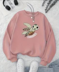 Women's Premium Polyester/Cotton <b>Blend</b> Fleece Sweatshirt-Comfortable & Stylish Waterproof & Windproof for Winter Season - Product Image 1