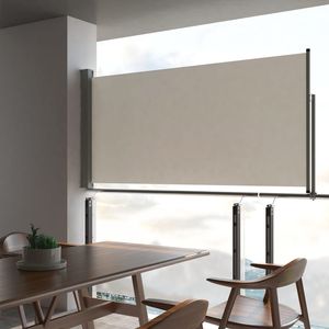 Auvent latéral en polyester crème 47,2 x 118,1, auvents en fer thermolaqué - Product Image 1