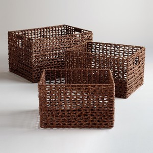 Cesta de Lavandería Multifuncional, Ecológica y Duradera, Hecha de Jacinto de Agua Natural, Estilo Vintage, Económica y Moderna, para Cocina - Product Image 2