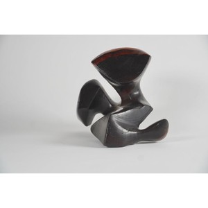 Handcrafted Rosewood <b>Rectangle</b> Abstract Sculptural <b>Side</b> <b>Table</b> with Tabletop Installation | Moradabad Wholesale - Product Image 4
