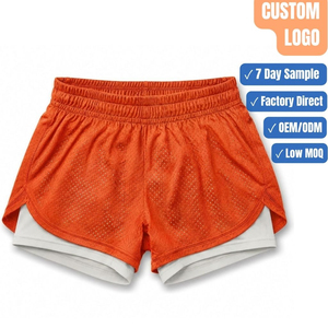 Women's Mesh Running Shorts Lightweight Breathable Athletic Sports Shorts - Product Image 1