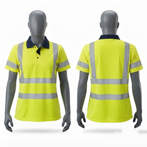 เสื้อโปโลตาข่ายเบิร์ดอายโพลีเอสเตอร์พรีเมียม 180 GSM สะท้อนแสง ปลอดภัย สวมใส่ทำงานได้ พร้อมปักโลโก้ตามสั่ง - Product Image 1