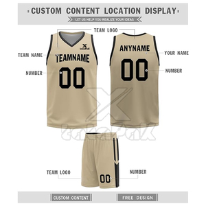 ชุดเสื้อและกางเกงบาสเก็ตบอลแบบกลับด้านได้สำหรับผู้ใหญ่ ออกแบบเองได้ สั่งทำจำนวนมากสำหรับทีมและผู้เล่น - Product Image 3