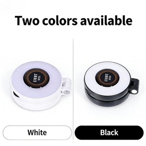 2-in-1 Magnetic RGB Selfie Light & Foldable Phone <b>Stand</b> Portable Dual-Axis Rotatable Fill Light with 3 Light Modes for Phone - Product Image 5