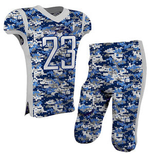 OEM Custom High Quality Sublimated Anti-Bacterial Breathable Polyester <b>Mesh</b> Retro Soccer American Football Jersey Regular Fit - Product Image 5