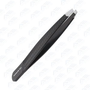 Herramienta de Precisión Personalizada para Depilación y Modelado de Cejas, Pinzas Profesionales de Acero Inoxidable con Punta Inclinada - Product Image 2