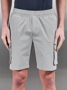 Shorts Cargo Homme Performance Coupe Slim Extensible en Nylon Multi-Poches avec Cordon de Serrage Ajustable pour l'Extérieur – Vente en Gros - Product Image 3