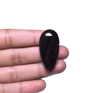 Pierres précieuses en quartz obsidienne dentelle de minuit de haute qualité, en vrac, prix de gros pour la fabrication de bijoux, pierre de cristal naturelle faite à la main - Product Image 1
