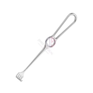 VOLKMANN 8.34 Écarteur de plaie chirurgical en acier inoxydable 220 mm à 4 griffes avec profondeur de 9 mm, traitement manuel de précision, certifié CE - Product Image 5