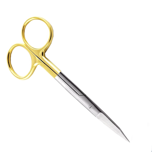 Ciseaux chirurgicaux Goldman Fox courbés TC 13 cm en carbure de tungstène pour la coupe des tissus et des sutures, en acier inoxydable, ensemble professionnel de précision - Product Image 4