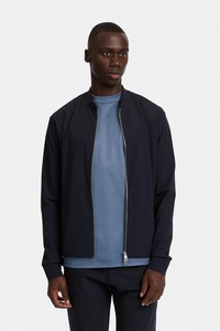 Survêtement Gingtto d'hiver coupe ajustée à capuche coupe-vent respirant en Spandex/Nylon écologique unisexe avec logo personnalisé sur le devant - Product Image 4