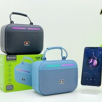 AI-176 Enceinte portable d'extérieur pour fêtes, basses puissantes, lecteur audio sans fil, stéréo TWS, lecture de musique sur carte TF, enceinte portable OEM