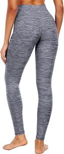 Leggings de sport taille haute pour femme, à coutures, séchage rapide, compression, pour la gym, le fitness, le jogging, grande taille, imprimé yoga - Product Image 4