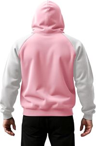 Sweat à capuche en polaire épais personnalisé pour homme - Unisexe, surdimensionné, 100% coton, écologique, avec broderie - Product Image 2