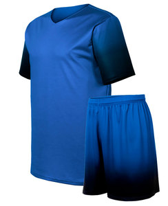 Venta al por mayor de uniformes de fútbol para adultos sublimación baratos personalizados 100% poliéster camisetas de fútbol transpirable conjuntos de camisetas de fútbol para hombres - Product Image 1