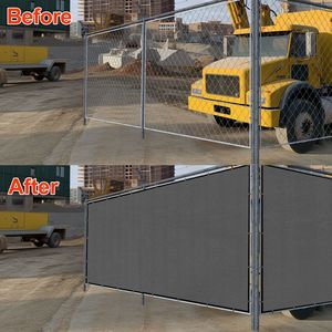 Pannelli per Recinzione Privacy in WPC Anti-Roditori 8FT, 5FT X 50FT, Grigio Scuro, per Sicurezza Domestica - Product Image 3