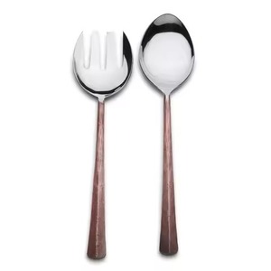 ชุดอุปกรณ์เสิร์ฟสลัดแบบพรีเมียม วัสดุโลหะ สำหรับงานจัดเลี้ยง - Product Image 1