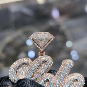 Hot Sale Luxury Custom <b>Initial</b> Letter Pendant <b>Necklace</b> Party Wedding Event and Nightclub Fashion Available at Affordable Price - Product Image 1