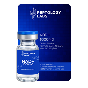 Peptology Labs NAD 1000mg Polvo Liofilizado Blanco de Alta Pureza 99% HPLC Solo para Uso en Laboratorio No apto para Uso Humano/Animal Fabricado en EE. UU. - Product Image 1