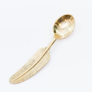 Single Piece <b>Mirrored</b> Steel Flatware Sets High Grade Feather Design Luxury Hotel Wedding <b>Gold</b> Plated Cutlery Holder - Product Image 1