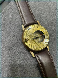 ALFA-NAUTICAL Brass Steampunk Round Electroplated Wrist Clock Lot of 20 Nautical Sundial Business Gift - Product Image 3
