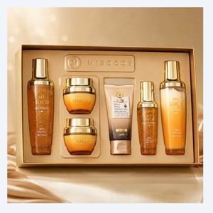 Set de cuidado de la piel coreano K-Beauty Misocos Groa, set de 6 piezas, hecho en Corea, Gold, productos de cuidado de la piel unisex coreanos. - Product Image 4