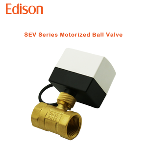 Vanne à boisseau sphérique électrique DN15/DN20/DN25 de haute qualité 2 <span class=keywords><strong>3</strong></span> voies 220/120/40V commande de moteur bidirectionnelle à trois fils HAVC OEM - Product Image 2