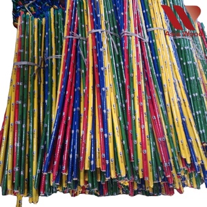Juego de escoba y recogedor de madera de panda, el más vendido, con cerdas de plástico ecológico, de eucalipto de Vietnam, para uso doméstico, fácil de usar. - Product Image 1