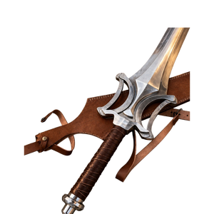 Espadas LEGACY, Espada He-Man de Acero Inoxidable Hecha a Mano, Réplica con Funda de Cuero, Decorativa para Montar en la Pared, Coleccionable - Product Image 5