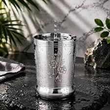 Verre en acier inoxydable à double paroi, motif floral, design classique, cadeau de fête pour adultes - Product Image 2