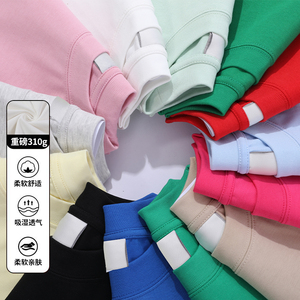 เสื้อยืดแขนสั้นทรงปกติ ผ้าคอตตอน 100% น้ำหนัก 220 กรัม แบบถักลายตัวอักษร สกรีนโลโก้ตามสั่ง ขายส่ง สำหรับผู้หญิงและผู้ชาย - Product Image 6