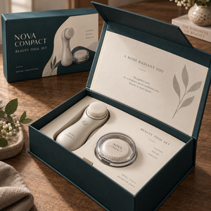 Juego de Herramientas de Belleza NOVA Personalizado, Caja de Empaque Magnética Estilo Libro - Product Image 4