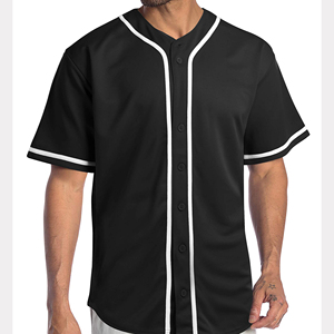 T-shirts de baseball en gros pour équipes, col en V, personnalisables avec logo imprimé par sublimation, style pull-over, coupe ample hip-hop, prix abordable - Product Image 3