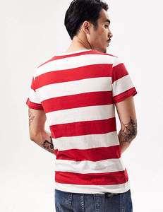 เสื้อถักผ้าฝ้าย 100% สำหรับผู้ชาย พิมพ์โลโก้รูปดาวตามสั่ง เป็นมิตรกับสิ่งแวดล้อม แห้งเร็ว บริการ OEM แบรนด์ใหม่ คุณภาพสูง - Product Image 3