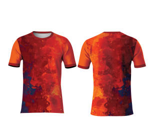 T-shirt décontracté en polyester 100 % sublimé pour le sport, tricoté, anti-humidité, doux et confortable, idéal pour l'entraînement, la course et les uniformes d'équipe - Product Image 1