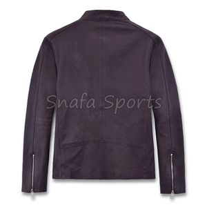 แจ็คเก็ตหนังผู้ชายพรีเมียม ดีไซน์หรูหราทันสมัย แจ็คเก็ตหนังคุณภาพสูงสำหรับผู้ชาย คอลเลคชั่นฤดูหนาว - Product Image 2