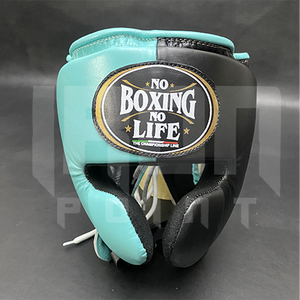 Protège-joues personnalisable de haute qualité « No Boxing No Life », en cuir de vachette de première qualité, avec poignées lacées épaisses à 4 couches pour l'entraînement - Product Image 6