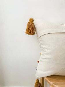 Cotton Tufted Cushion <b>Cover</b> Tuftting Pillow <b>Cover</b> Geometric <b>Throw</b> <b>Cover</b> for Couch Bed Hotel Décor 16 x 16 inch - Product Image 2