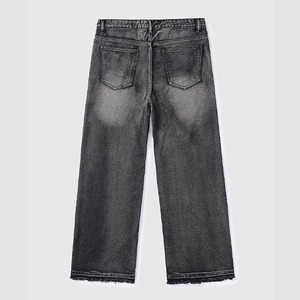 Nouveaux pantalons amples rétro personnalisés pour hommes, avec logo, jeans baggy pour hommes, pantalons pour hommes, jeans - Product Image 2