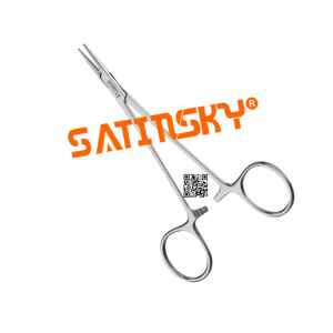 Pinces à ligature pour dissection, bébé, 14 cm, acier inoxydable, manuel, certifié CE, classe III, microchirurgie, garantie 3 ans, Satinsky - Product Image 6
