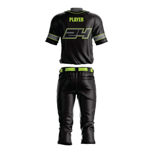 High Quality Custom Printed Breathable Moisture-Wicking Plus Size Short Sleeve <b>Baseball</b> Jersey Pants <b>Set</b> OEM Sportswear - Product Image 6