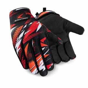 Windproof Full <b>Finger</b> <b>Bike</b> Motorcycle Driven Riding Gloves Winter Breathable PU Leather Outdoor Motocross Racing ATV MX - Product Image 2