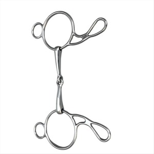 บิตม้าแบบวงแหวน บิตแบบสแนฟเฟิล บิตสำหรับฝึกม้า อุปกรณ์ฝึกขี่ม้า - Product Image 5