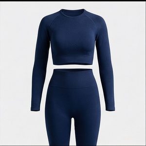 Conjunto de Yoga sin Costuras de Secado Rápido para Mujer, Sujetador Deportivo Reversible, Leggings Transpirables, Ropa Deportiva, Color Personalizado - Product Image 1