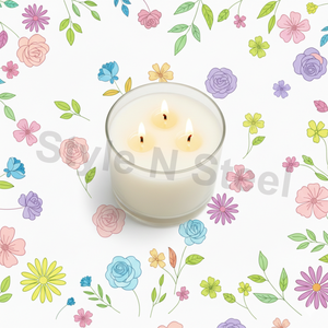 Glass JAR CANDLE Wax for Home Decoration-for <b>Christmas</b> Easter Birthday & Valentine's Day - Product Image 3