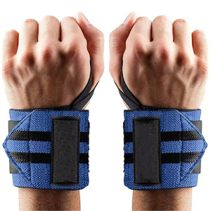 Fitness Training <b>Wrist</b> Wraps Gym Workout <b>Wrist</b> Straps Custom Weightlifting Cross Fit <b>Wrist</b> Wraps - Product Image 1