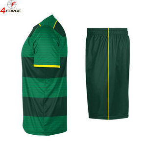 เสื้อฟุตบอลแบบซับลิเมชั่นสั่งทำพิเศษสำหรับผู้ชาย ผู้หญิง ทีมผู้ใหญ่ แขนสั้น แห้งเร็ว ระบายอากาศได้ดี ชุดกีฬานานาชาติ - Product Image 3