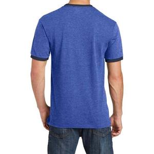 เสื้อยืดแฟชั่นผู้ชายทรงหลวมไหล่ตก พรีเมียม เนื้อผ้าหนา 100% ผ้าฝ้าย ปักลายเสื้อยืดแบบริงเกอร์ - Product Image 3