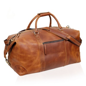 Bolsa de Viaje de Cuero Genuino de Grano Completo, Estilo Vintage, Bolsa de Fin de Semana para Hombre con Cierres Resistentes e Interior Espacioso - Product Image 6
